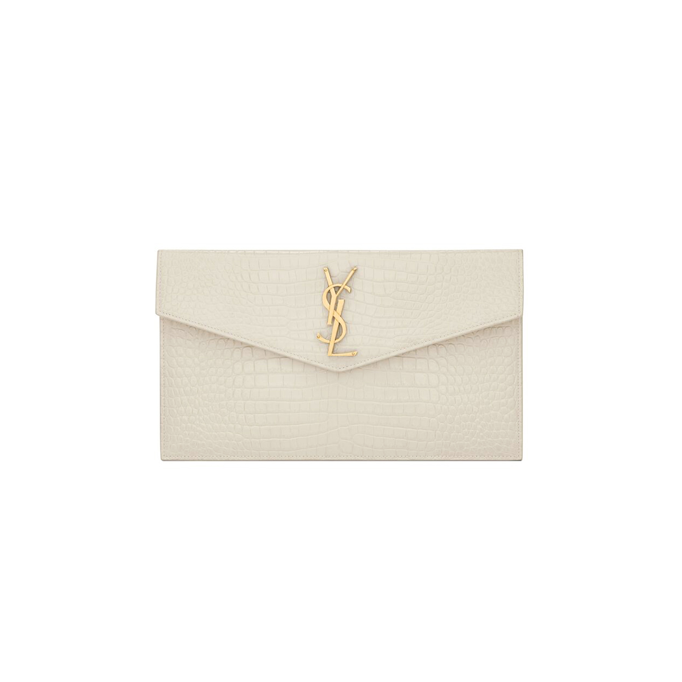 YSL UPTOWN POUCH IN CROCODILE-EMBOSSED SHINY LEATHER 565739DND0J9207 (21.5*12*2.5cm) YSL UPTOWN POUCH IN CROCODILE-EMBOSSED SHINY LEATHER 565739DND0J9207 (21.5*12*2.5cm)